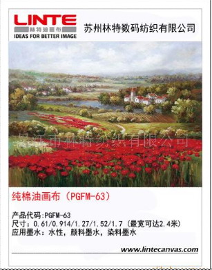 纯棉油画布