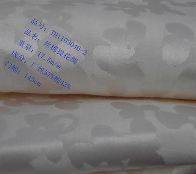 丝棉提花绸