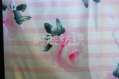 印花棉绒缎