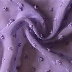 75D*75D大毛毛点 剪花100%P女装面料