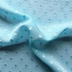 75D剪花 100%涤纶女装面料