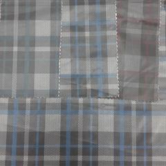 75D全涤羽绒服面料 格子布