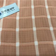 100D+108D*2 格子印花涤纶面料