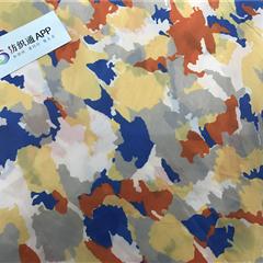 黄蓝橙 混搭尼龙印花