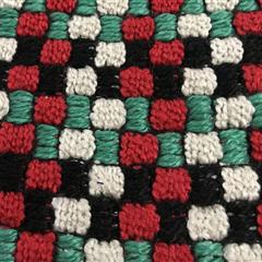 60%A 40%T涤纶腈纶粗针拼色面料