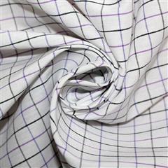 棉锦弹力色织（紫）