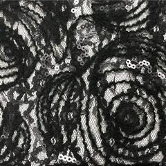 绳绣+珠片绣女装面料