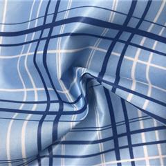 不规则格子涤纶印花