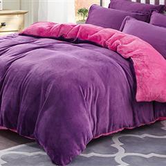 加厚法兰绒四件套