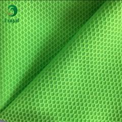 立体蜂巢菱形格纬弹力布