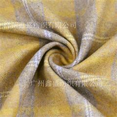 撞色线条法兰绒大格子