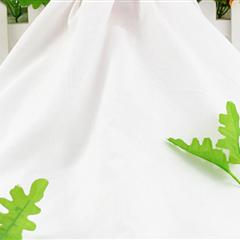 精梳双层白纱布