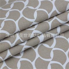 8安银杏叶印花布