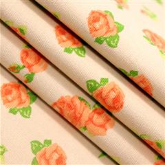 全棉8安玫瑰印花布