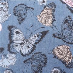 12安彩拔牛仔印花布