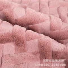 PV绒绗绣简约格子