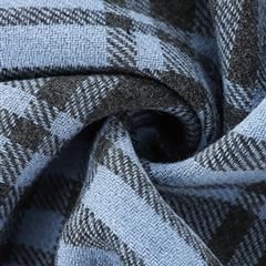 双面双色格子毛纺