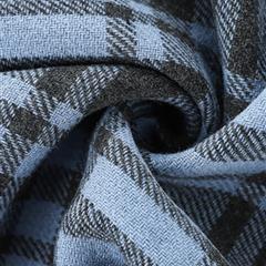 双面双色格子毛纺