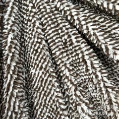 双色尖毛舒棉绒