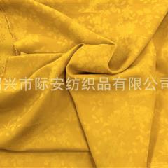 竹叶小雏菊国风提花面料
