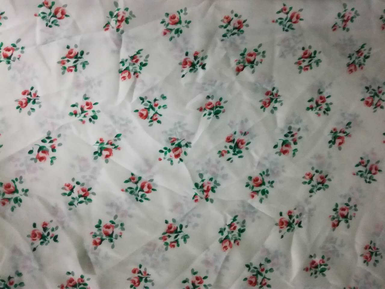 法国绒印小碎花